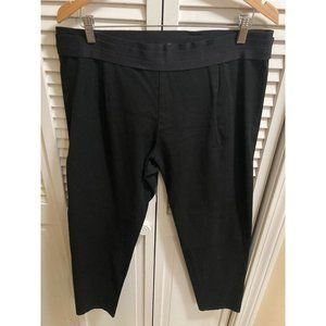 Elie Tahari Black Stretchy Dressy Work Pants Leggings Size XL